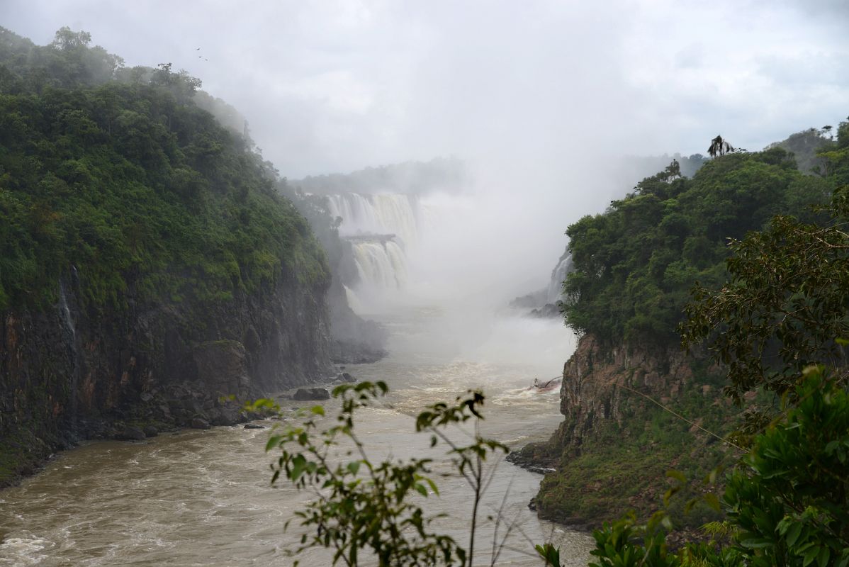 19 View To Brazil Iguazu Falls From Just Past Salto Alvar Nunez Waterfall On Paseo Inferior Lower Trail